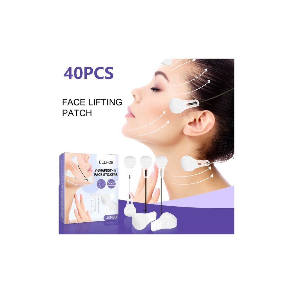 40pcs Face Lift Tape Invisible Face Lifting Stickers Face Liftin…